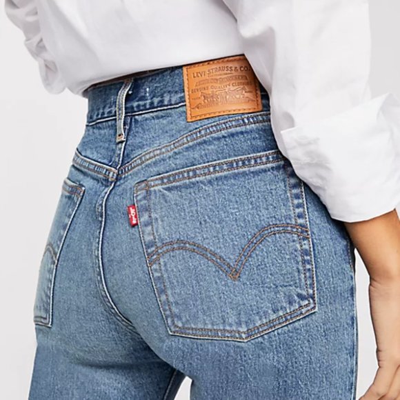Levi's Wedgie Icon Fit High Waist Jeans - Picture 2 of 10